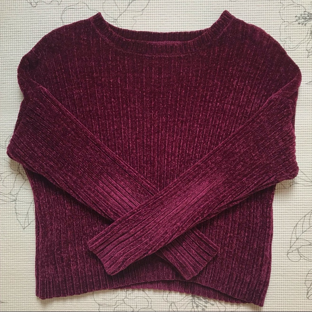 SOLD F21 Chenille Sweater